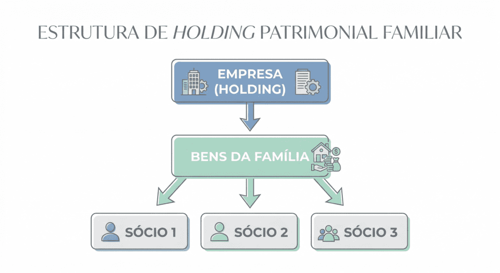 Estrutura de uma holding familiar